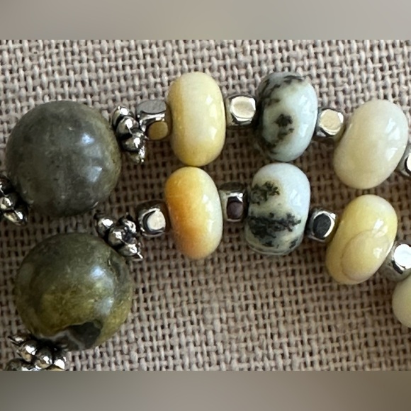 20-1/2 inch Bumblebee Jasper bead necklace NWOT - Picture 3 of 11